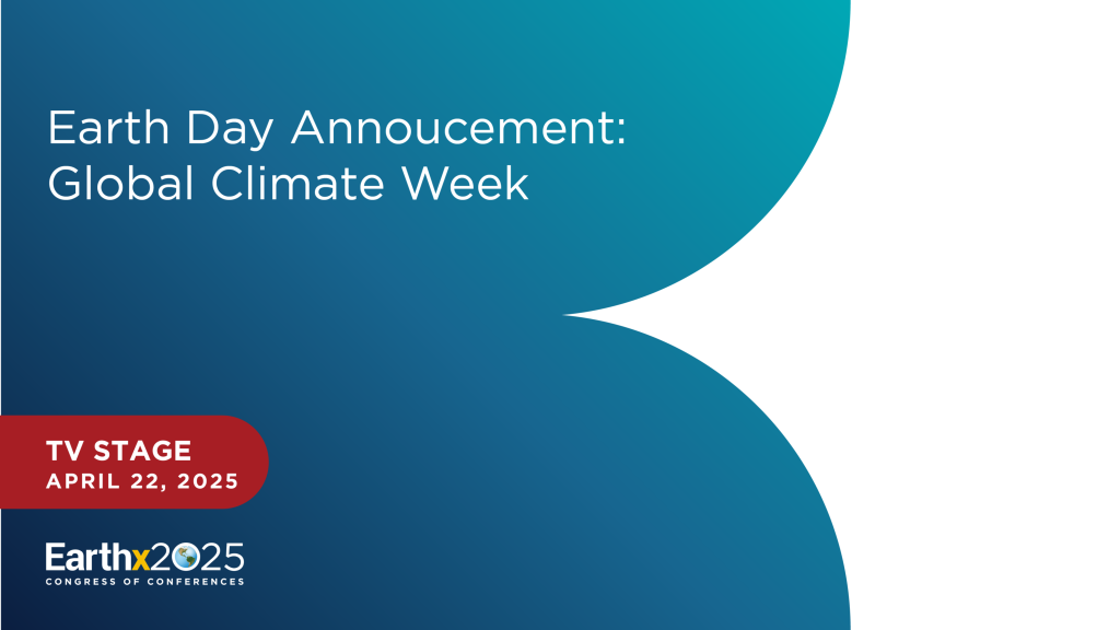 Earth Day Announcement: Global Climate Week